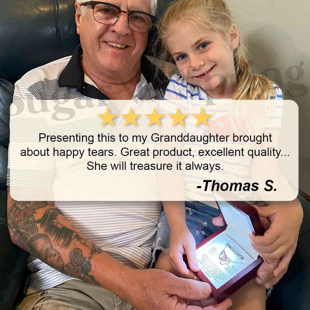 To My Granddaughter - Personalized Beautiful Gift Set - SS117 VIP