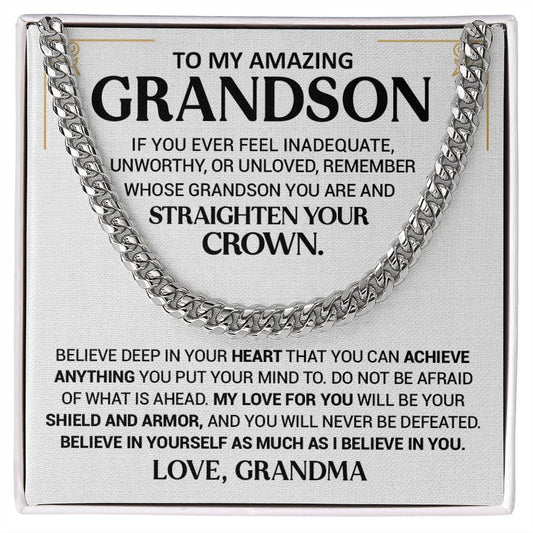 To My Grandson - You Can Achieve Anything
