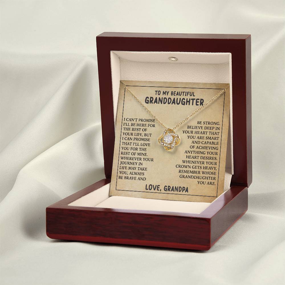 [ALMOST SOLD OUT]  Gift for Granddaughter " Always Keep Me In Your Heart" Necklace