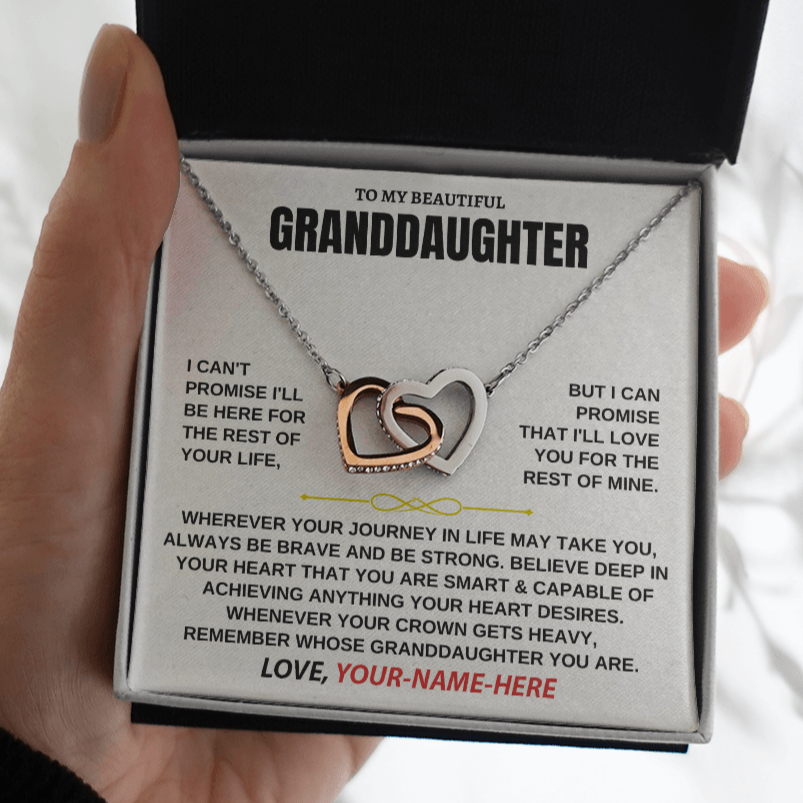 To My Granddaughter - Personalized Beautiful Gift Set - SS117 VIP